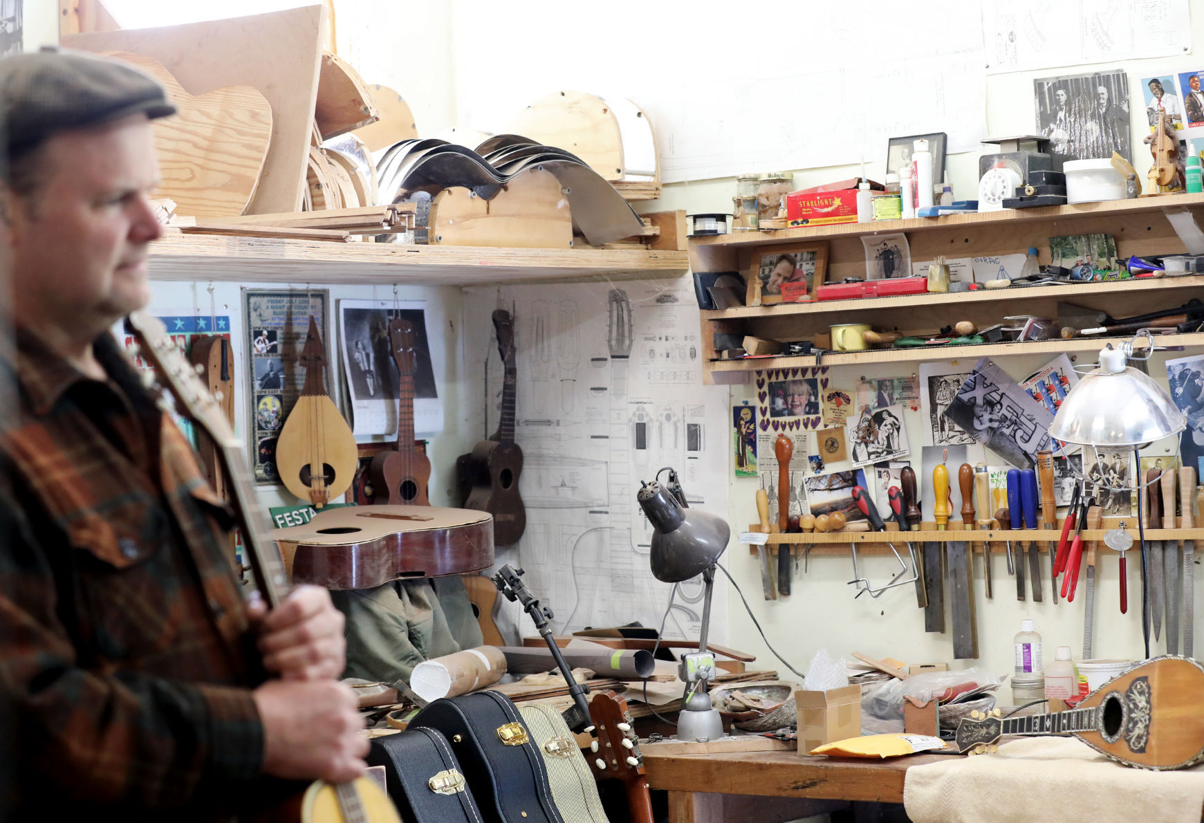 Todd Cambio in workshop